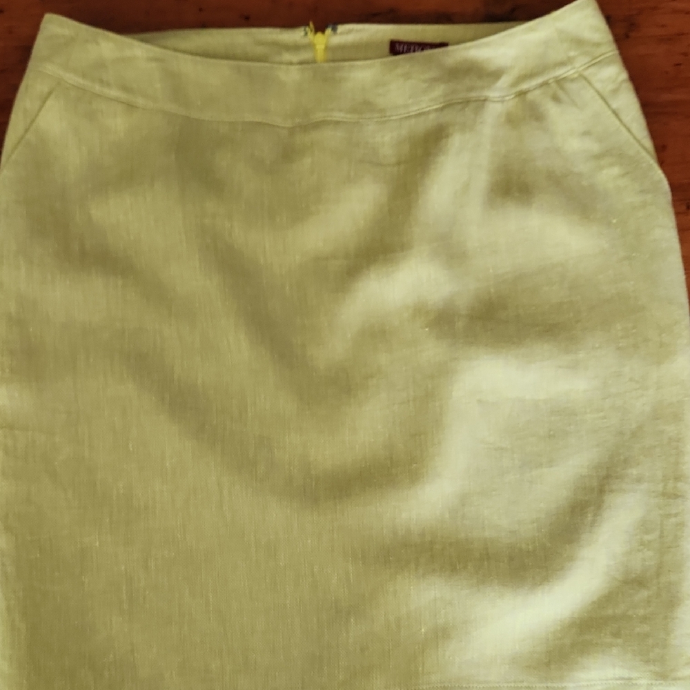 Merona Light Green Pencil Skirt